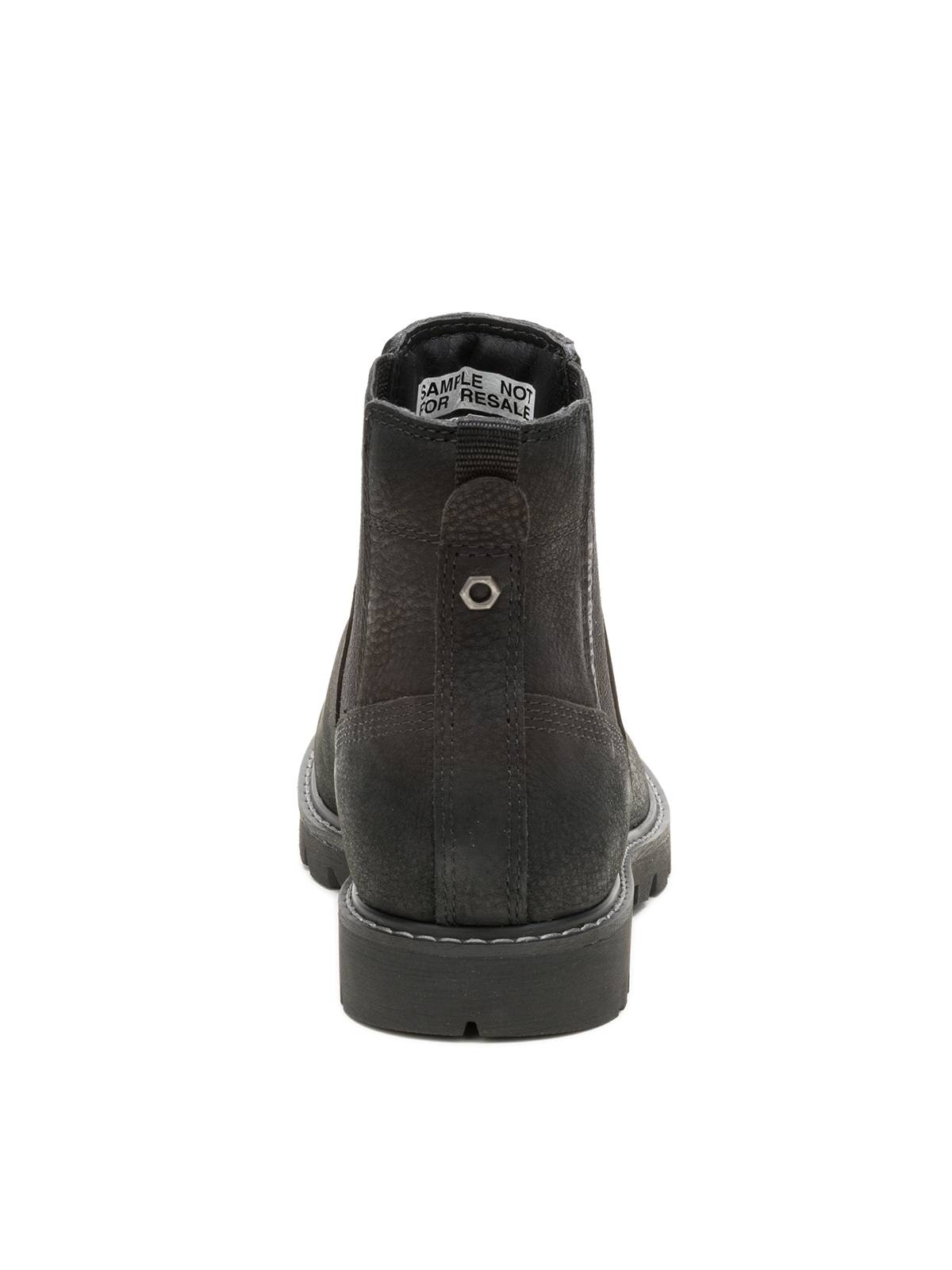 Botín Cuero Mujer Colorado Chelsea Negro Cat