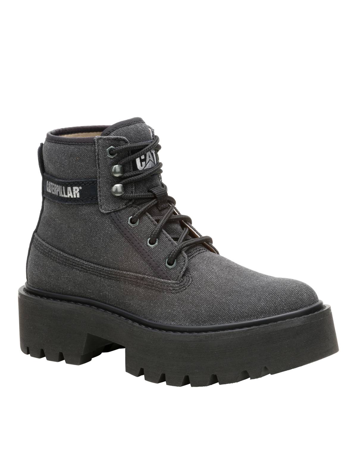 Botín Canvas Colorado Max 6 Mujer Negro Cat
