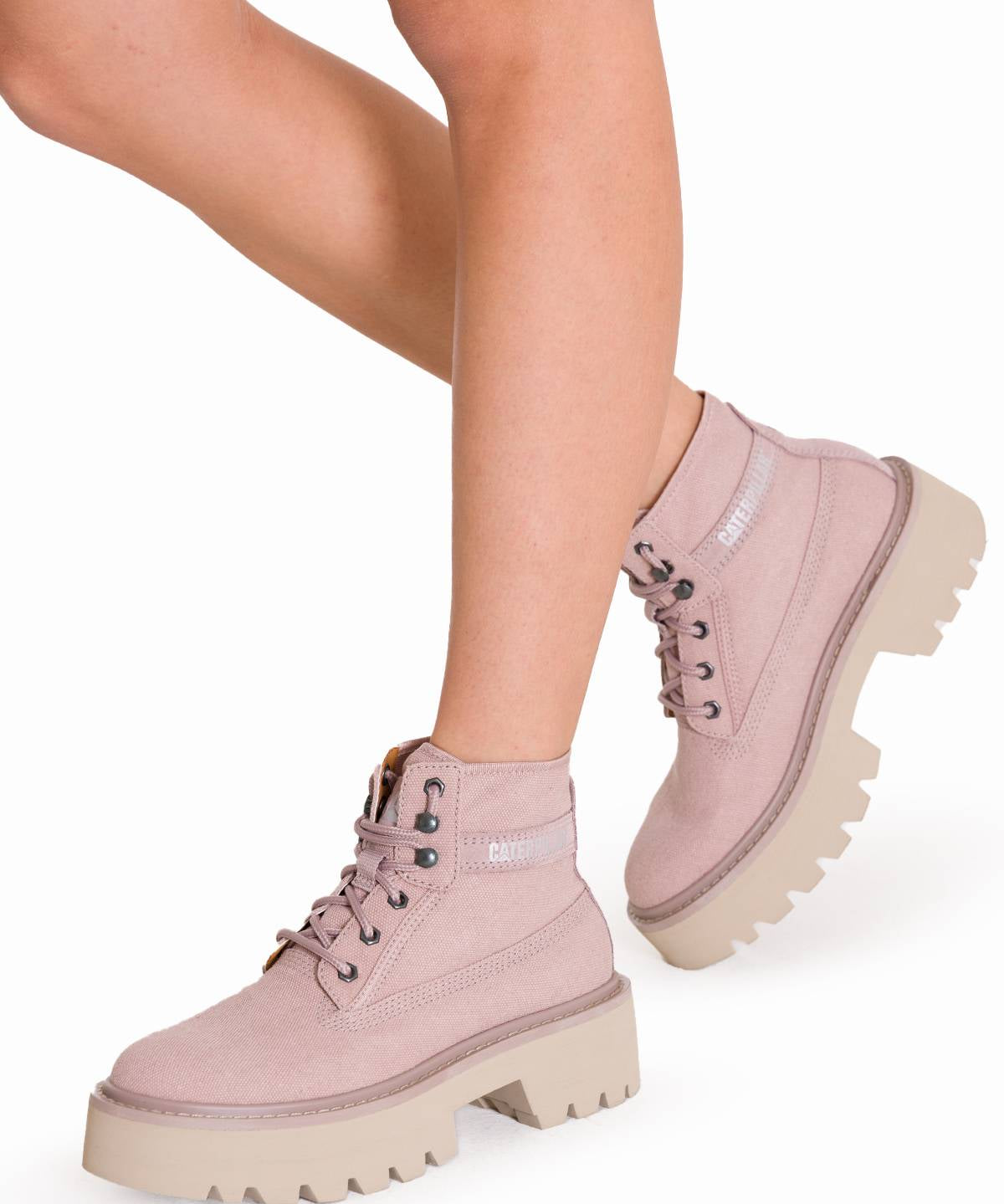 Botín Canvas Colorado Max 6 Mujer Palo Rosa Cat