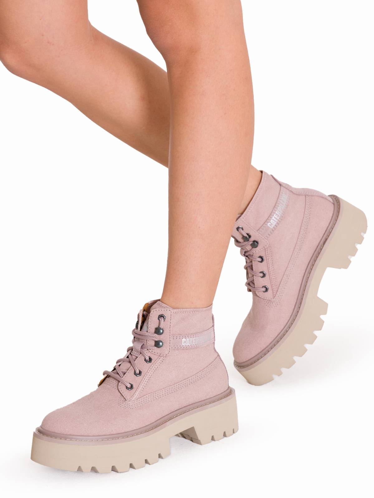 Botín Canvas Colorado Max 6 Mujer Palo Rosa Cat