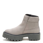 Botín Cuero Colorado Max Chelsea Mujer Gris Cat