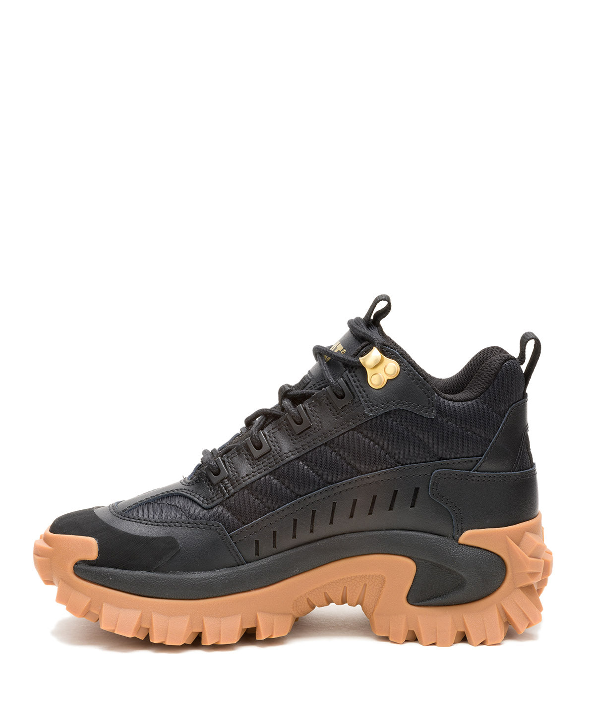 Zapatilla Con Caña Casual Mujer  Intruder Mid Negra/Beige Cat