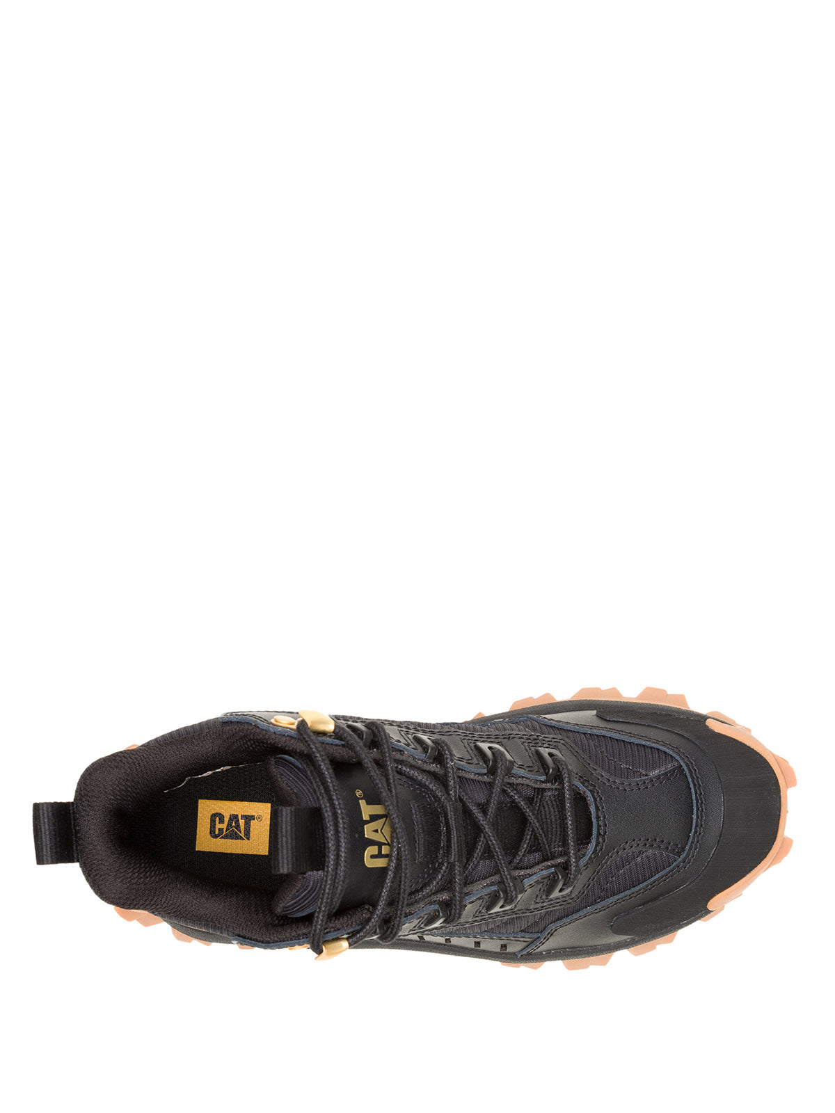 Zapatilla Con Caña Casual Mujer  Intruder Mid Negra/Beige Cat