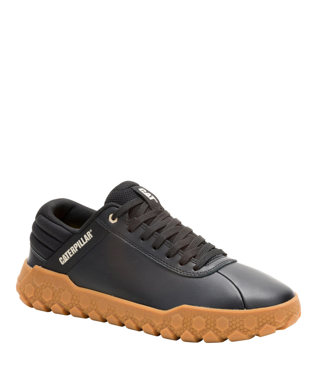 Zapatilla Cuero Mujer Hex + Negra Cat