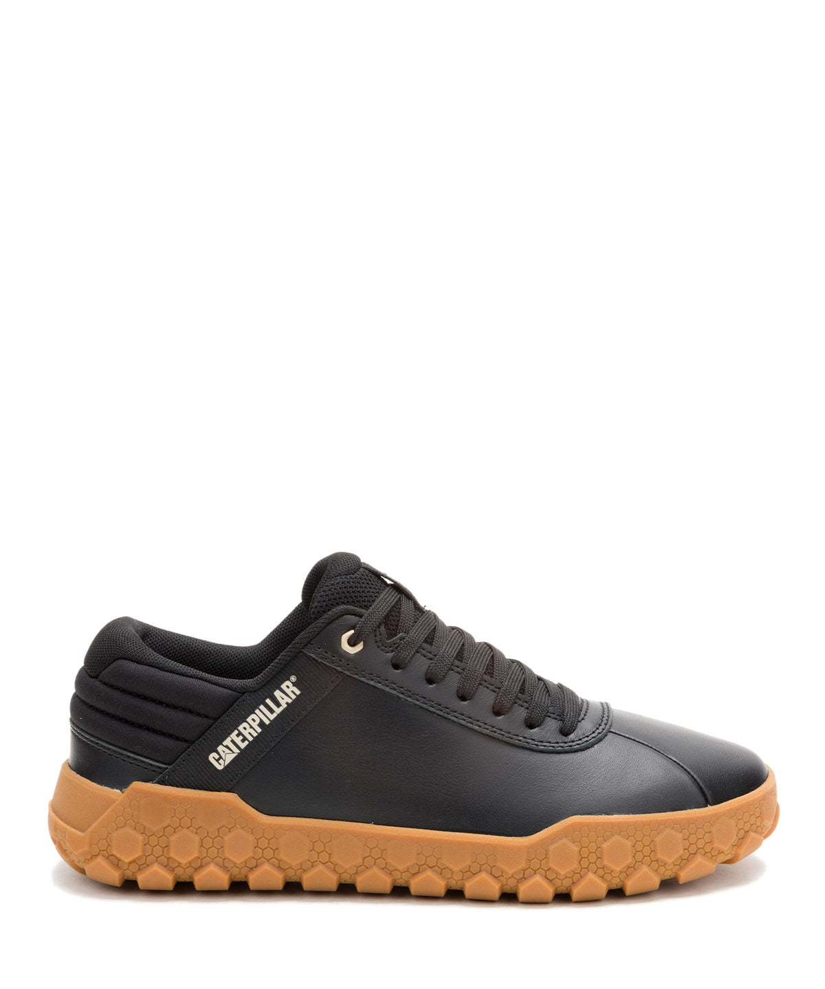 Zapatilla Cuero Mujer Hex + Negra Cat