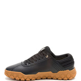 Zapatilla Cuero Mujer Hex + Negra Cat