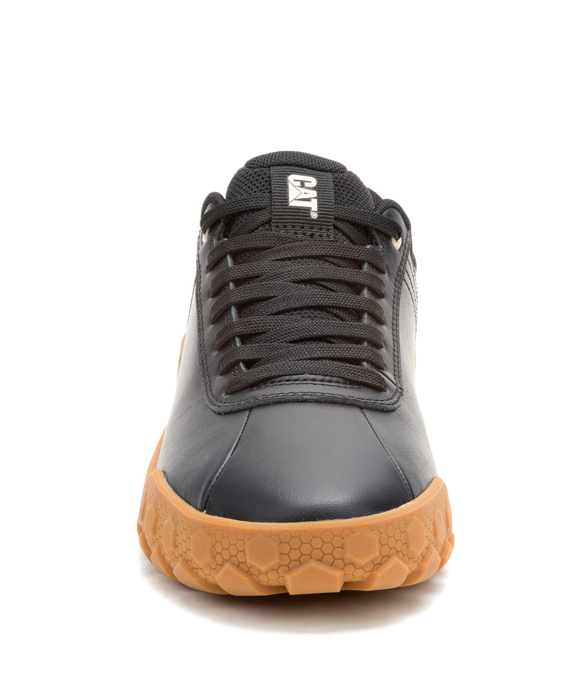 Zapatilla Cuero Mujer Hex + Negra Cat
