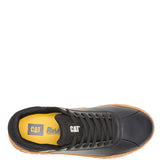 Zapatilla Cuero Mujer Hex + Negra Cat