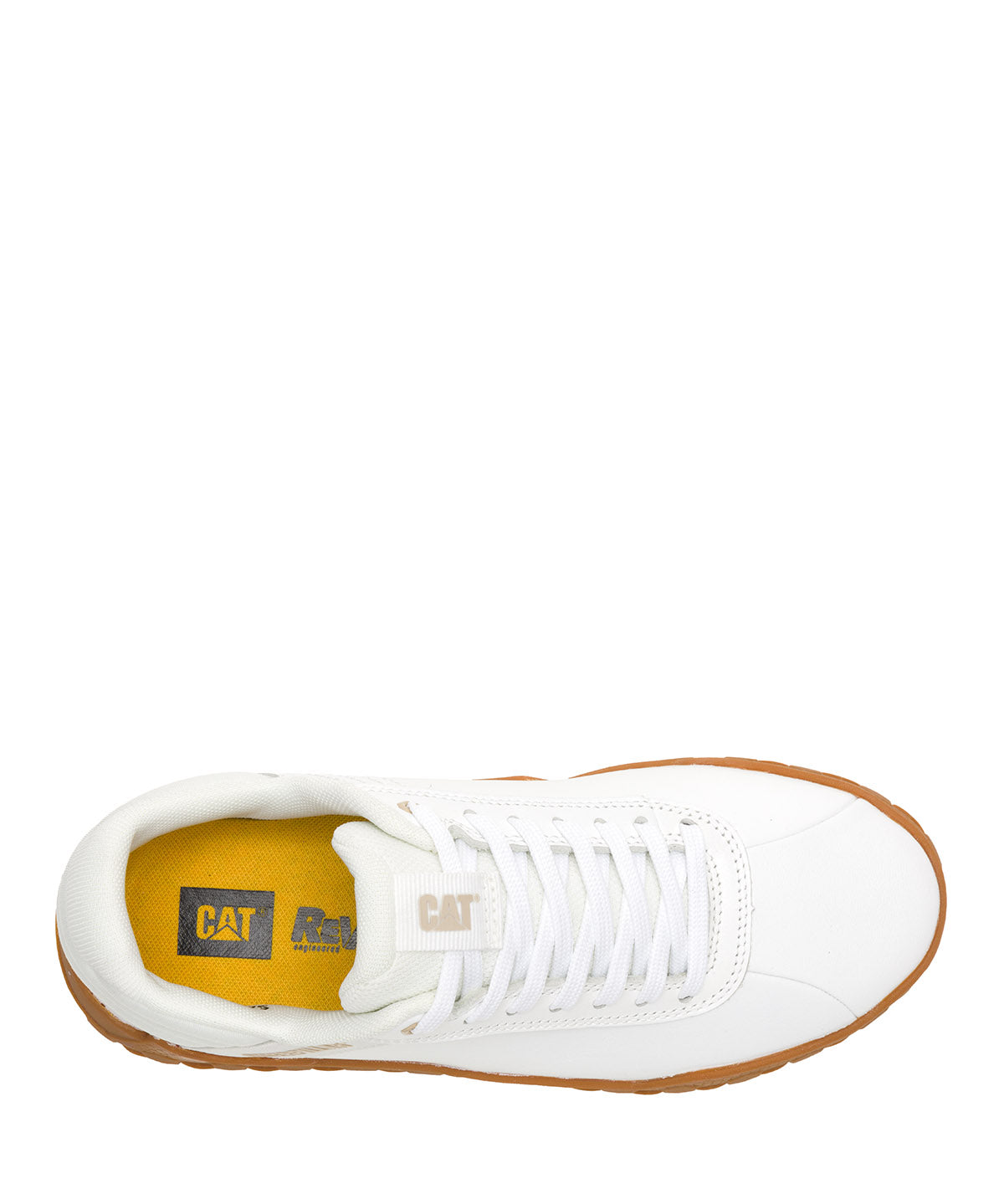 Zapatilla Cuero Mujer Hex + Blanca Cat