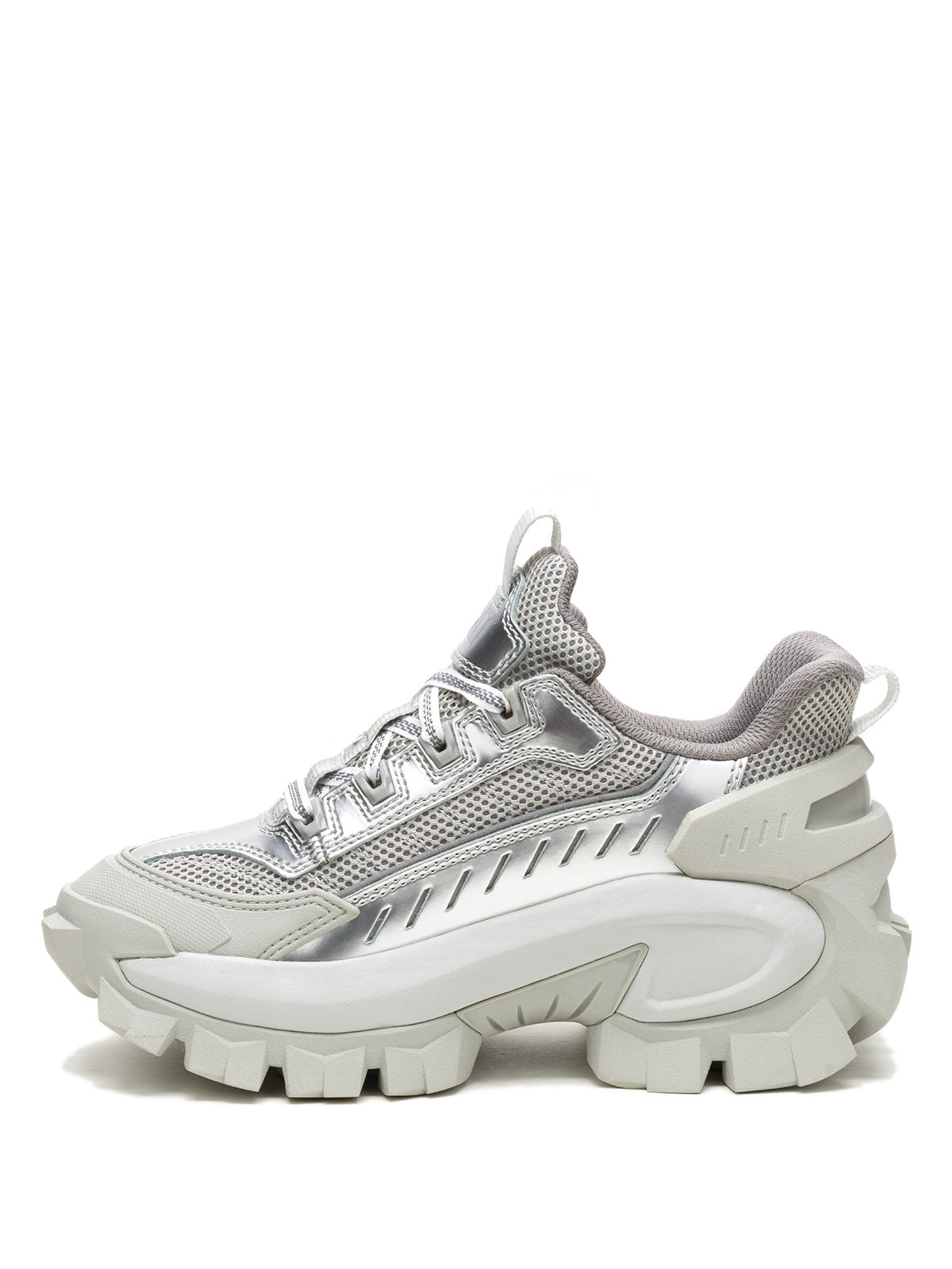 Zapatilla Casual Mujer Intruder Max Lace CH Plateada Cat