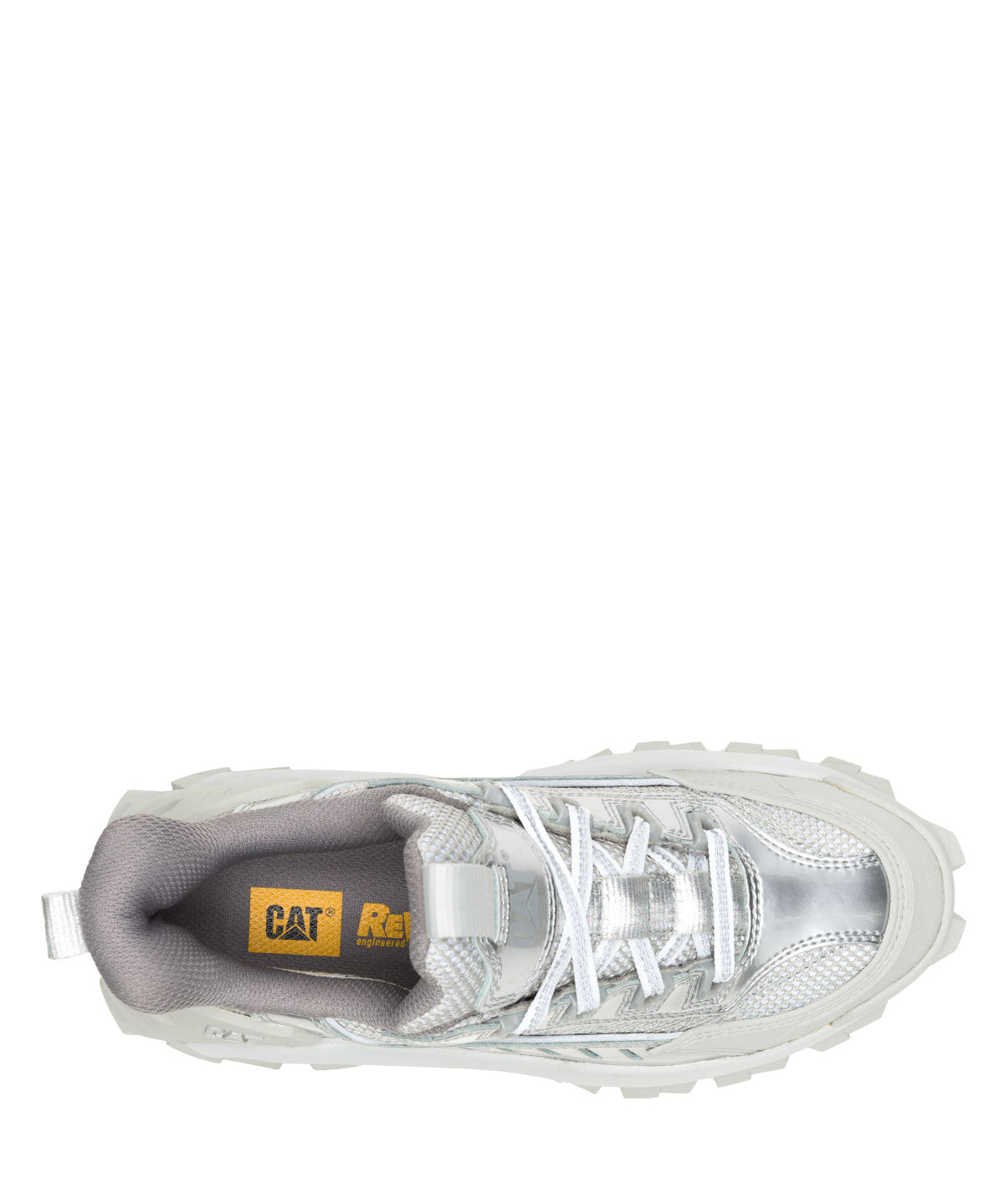 Zapatilla Casual Mujer Intruder Max Lace CH Plateada Cat