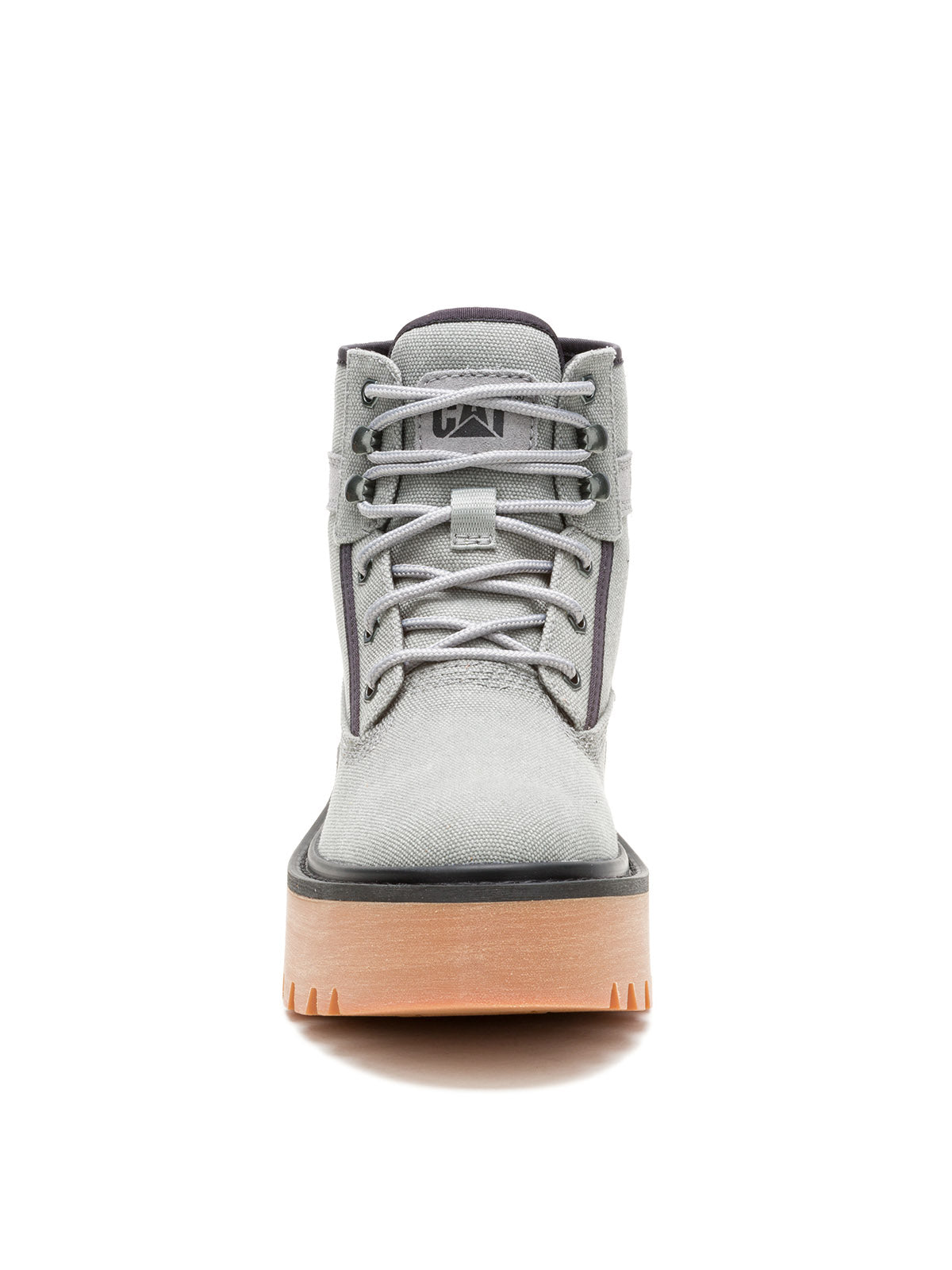 Botín Canvas Mujer Colorado Max 6 Gris Claro Mujer Cat