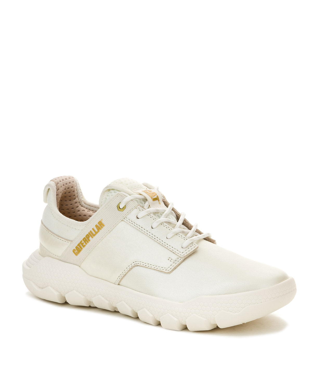 Zapatilla Cuero Mujer Hex Lite Beige/Crudo Cat