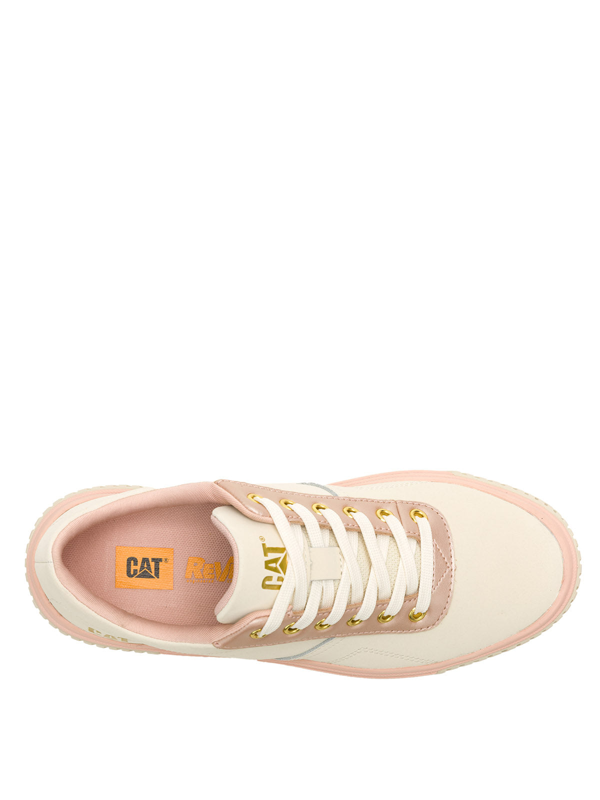 Zapatilla Casual Mujer Amp Canvas Blanco Cat