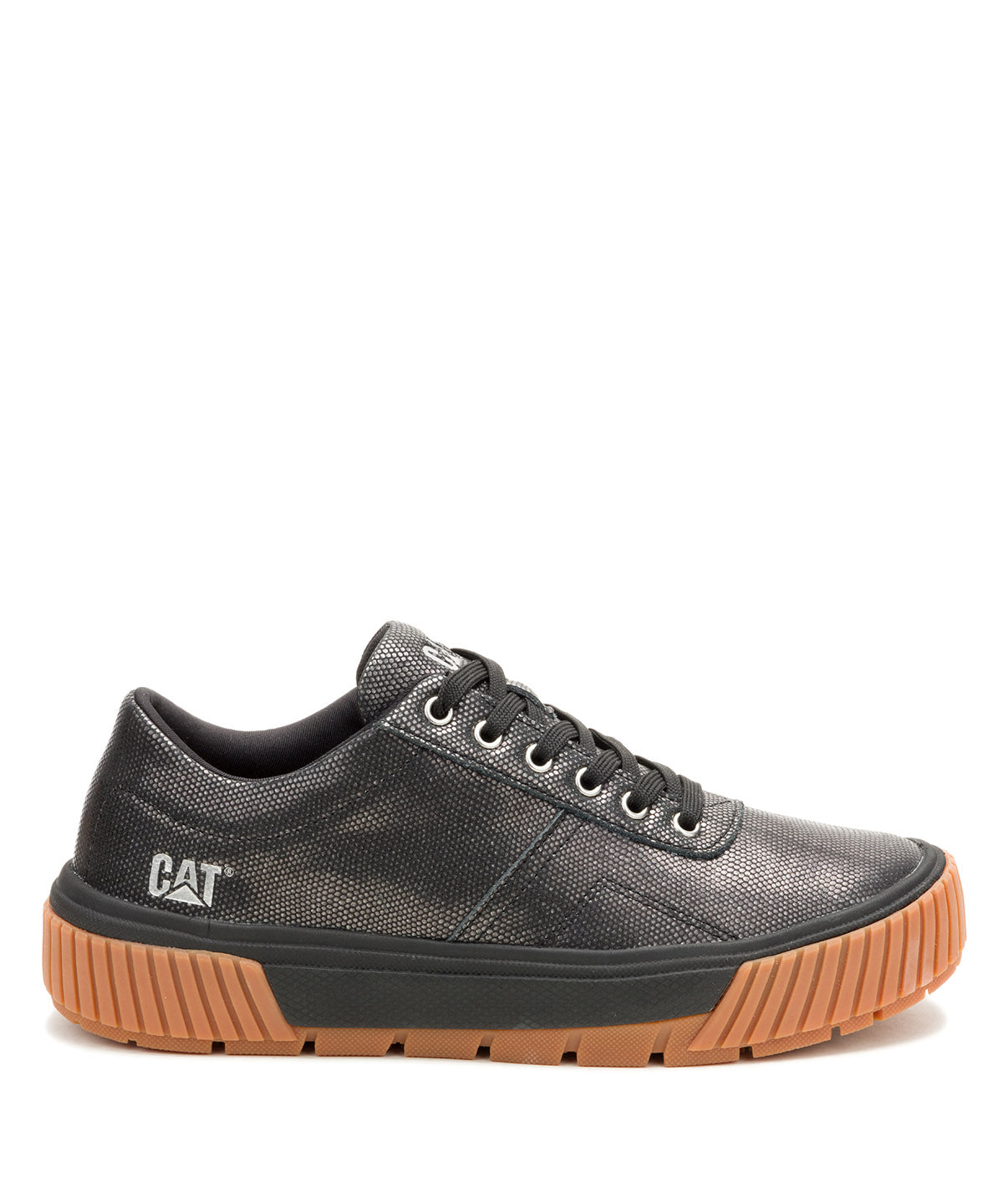 Zapatilla Casual Mujer Amp Canvas Negro Cat
