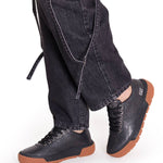 Zapatilla Casual Mujer Amp Canvas Negro Cat