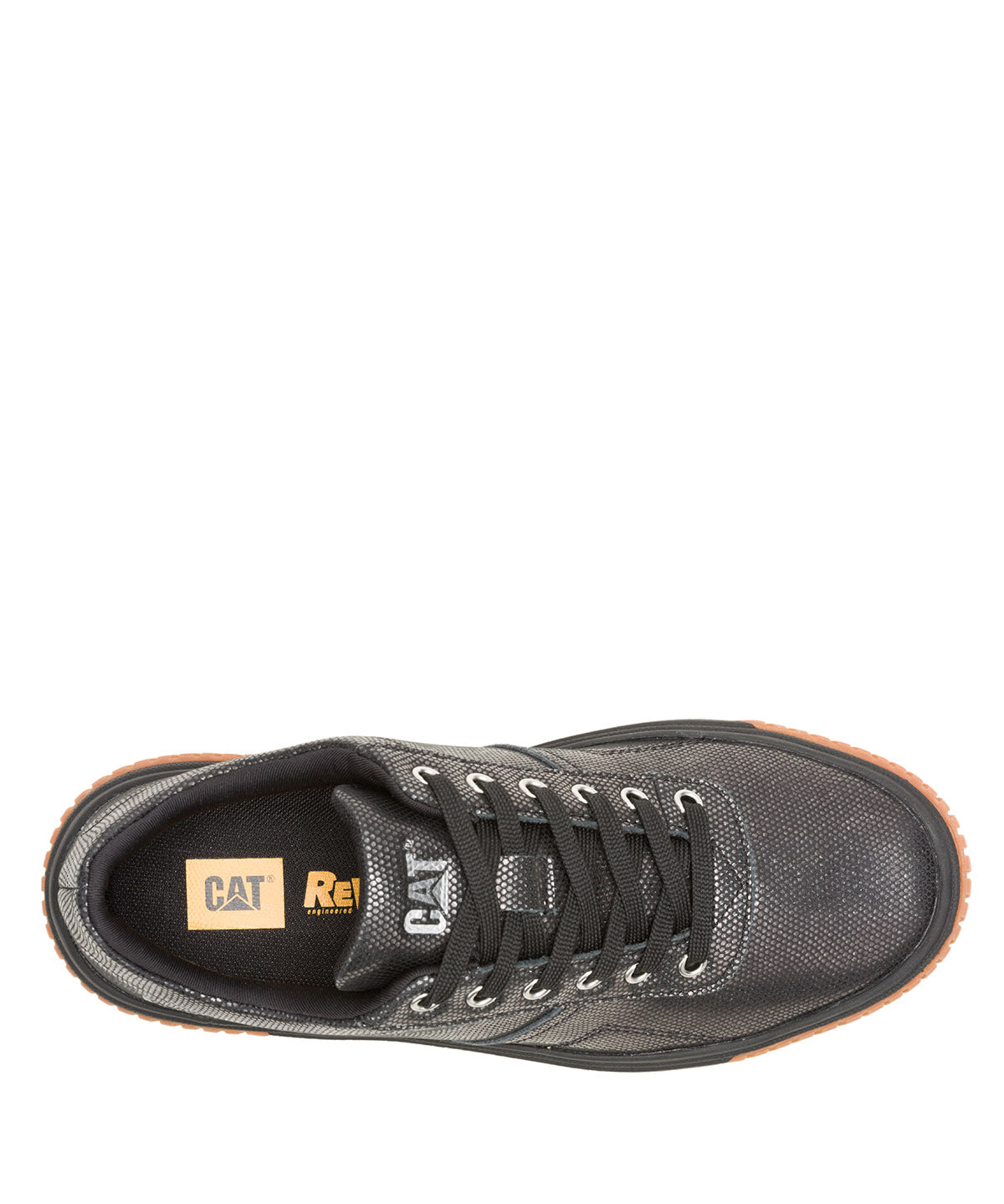 Zapatilla Casual Mujer Amp Canvas Negro Cat