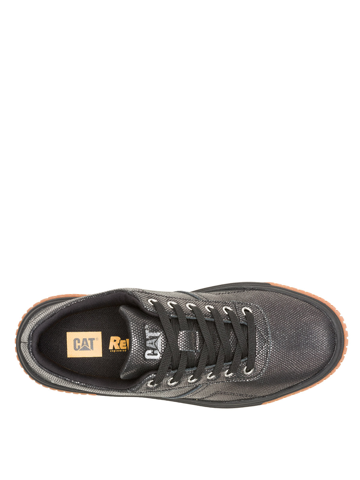 Zapatilla Casual Mujer Amp Canvas Negro Cat