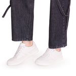 Zapatilla Casual Mujer Pause Retro Marfil Cat