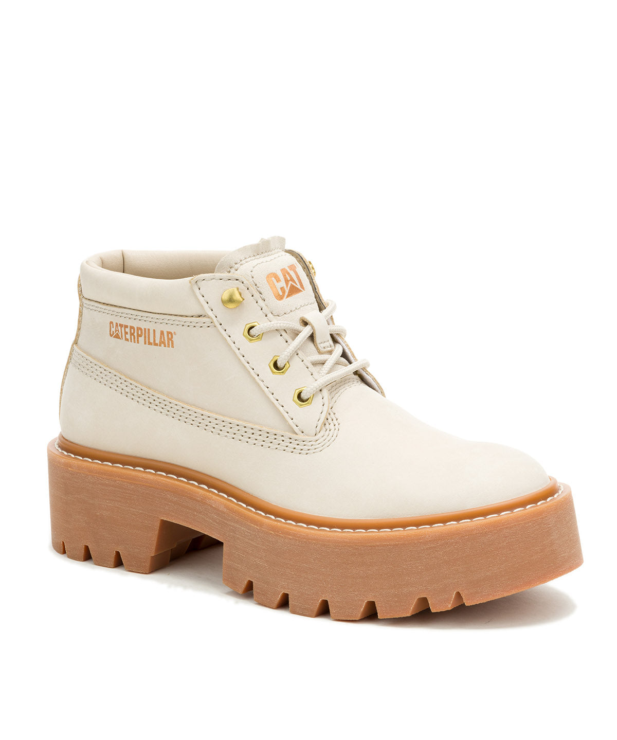 Botín Mujer Colorado Max Chukka Beige Cat