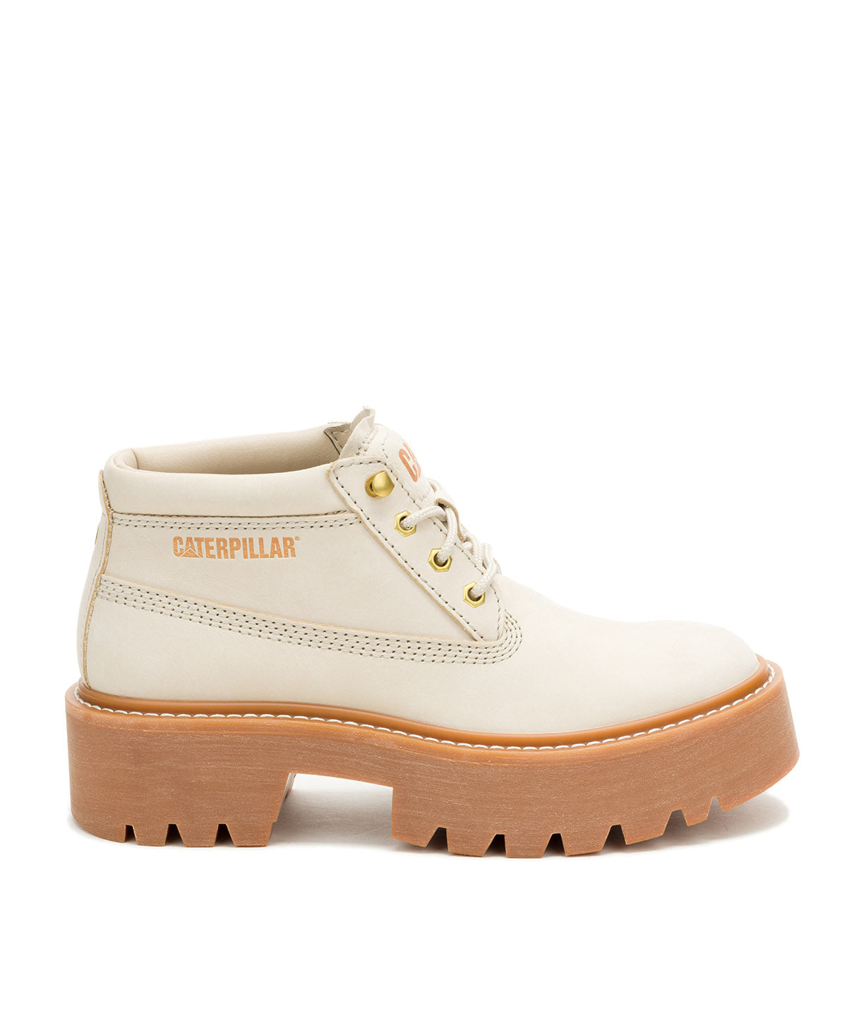 Botín Mujer Colorado Max Chukka Beige Cat