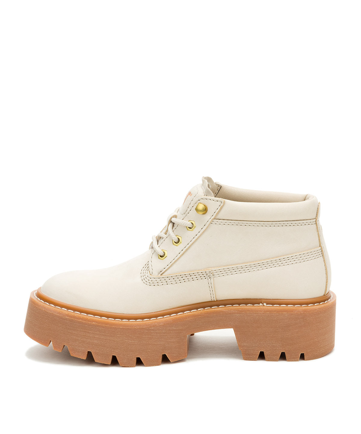 Botín Mujer Colorado Max Chukka Beige Cat
