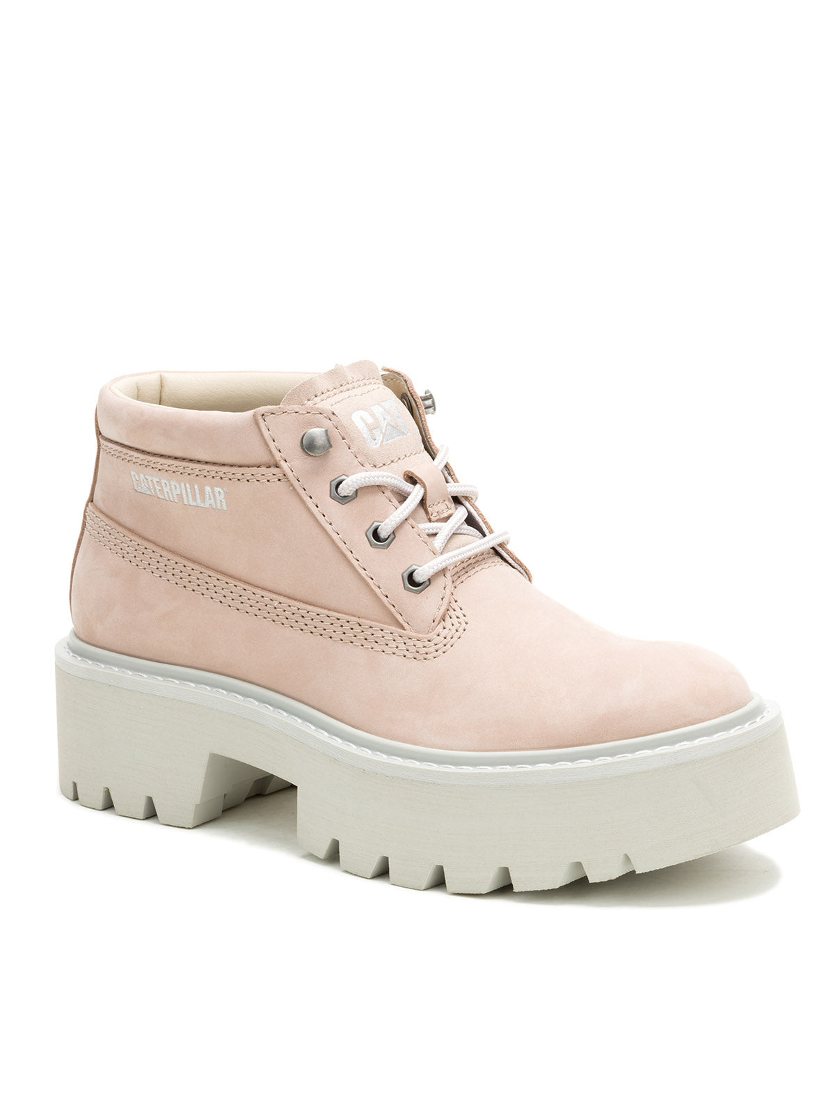 Botín Mujer Colorado Max Chukka Palo Rosa Cat