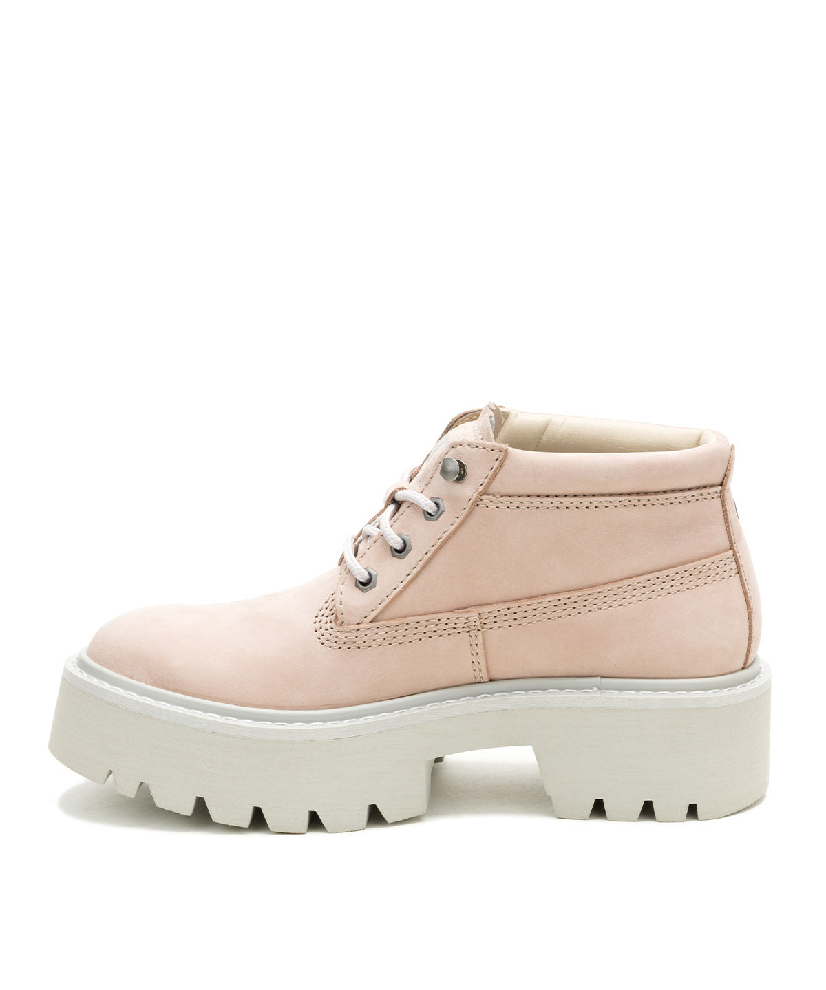 Botín Mujer Colorado Max Chukka Palo Rosa Cat