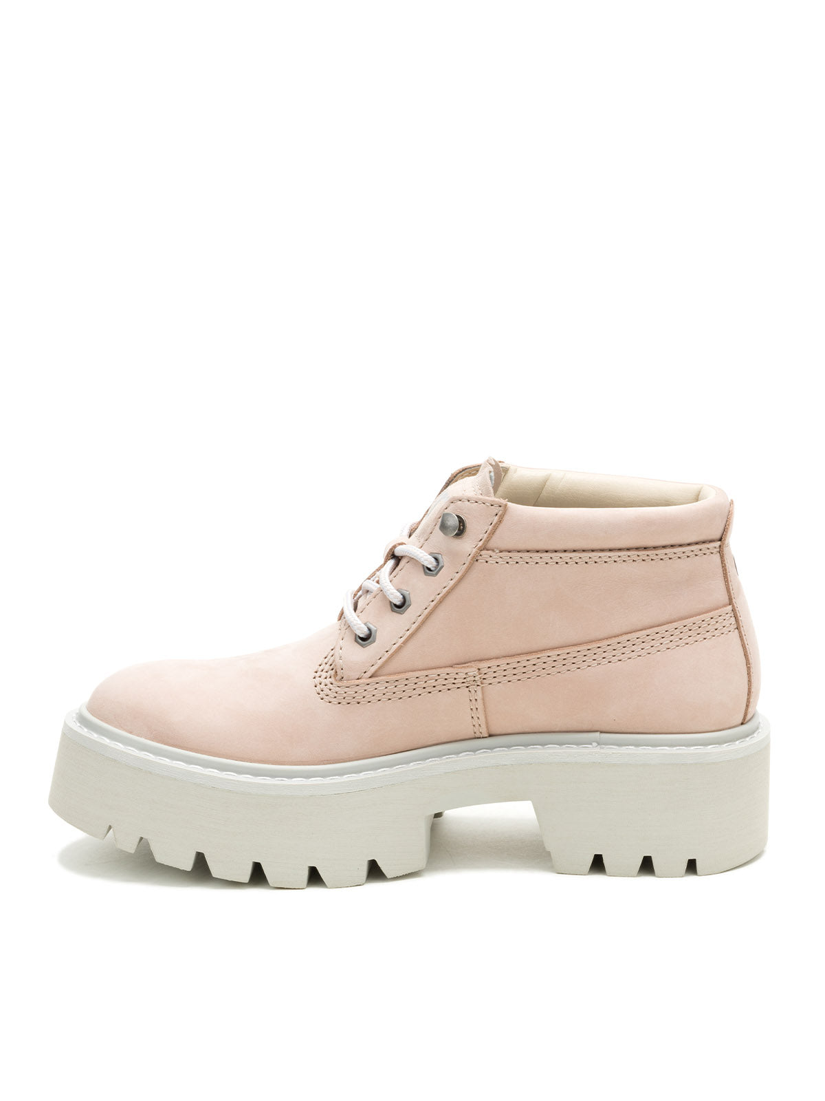 Botín Mujer Colorado Max Chukka Palo Rosa Cat