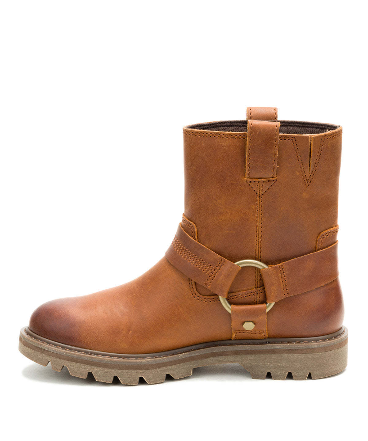 Bota de Cuero Mujer Grader Harness Café Cat
