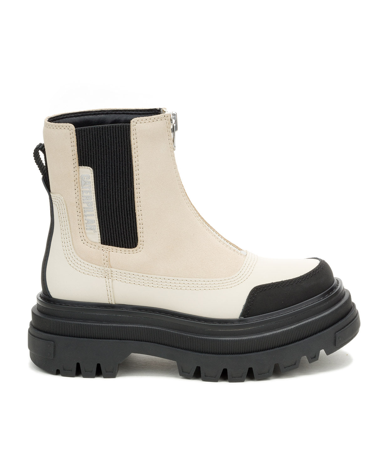 Botín Mujer Bolder Chelsea Zip Beige Cat