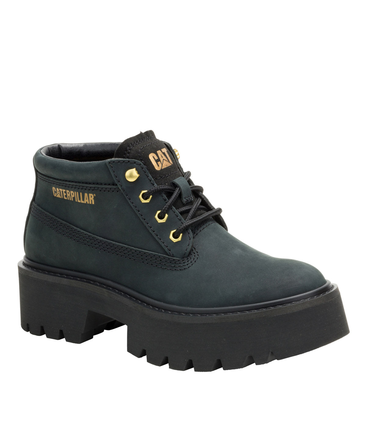Botín Mujer Colorado Max Chukka Negro Cat