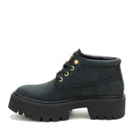Botín Mujer Colorado Max Chukka Negro Cat
