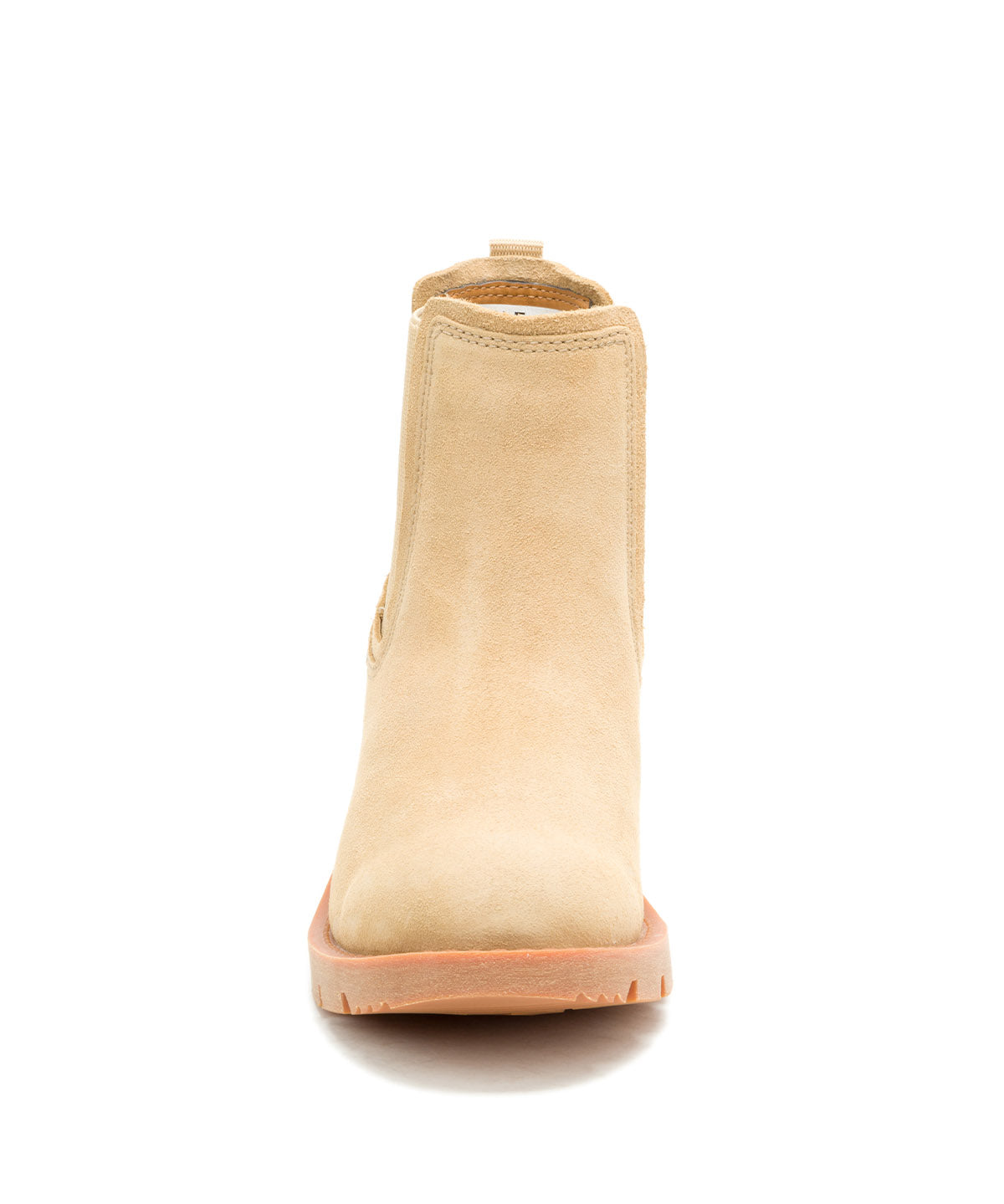 Botín de Cuero Mujer Chealsea Crema Cat