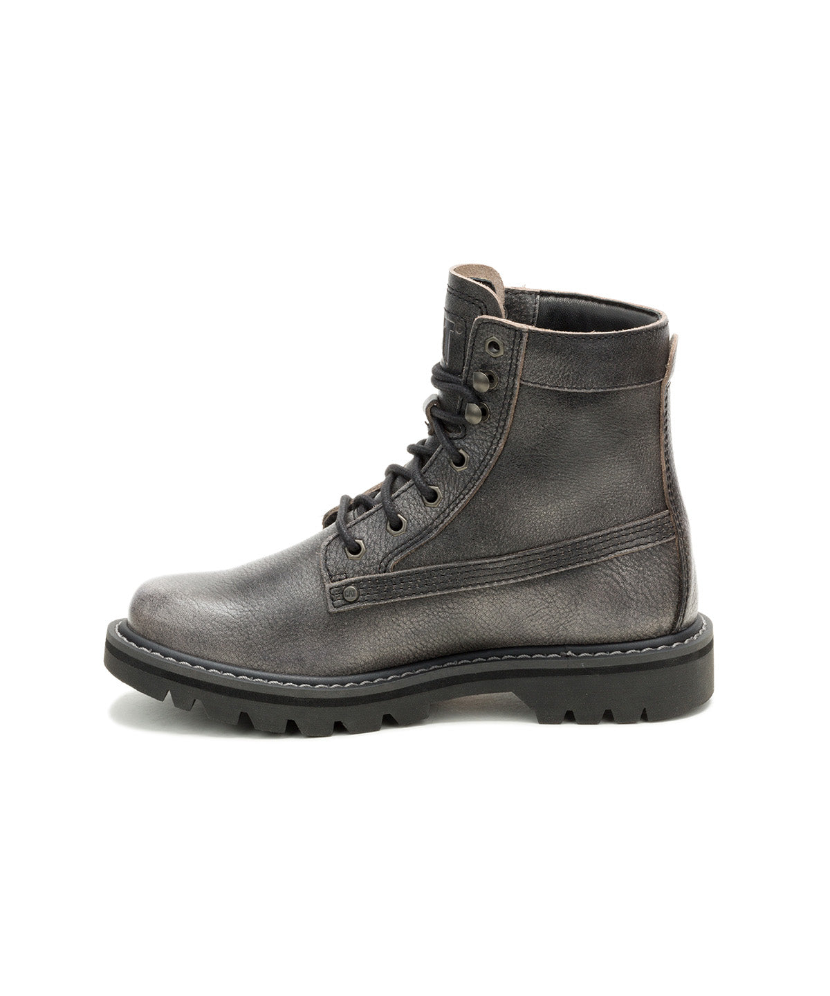 Botín de Cuero Mujer Colorado Grader Negro Cat