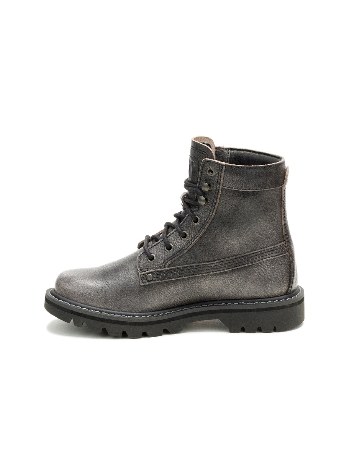 Botín de Cuero Mujer Colorado Grader Negro Cat