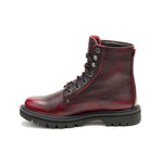 Botín de Cuero Mujer Colorado Grader Rojo Cat