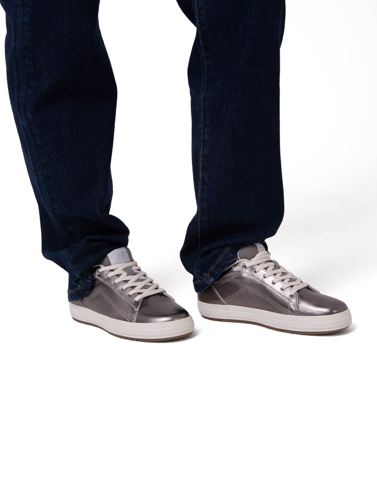 Zapatilla Mujer Imply Plateado Cat