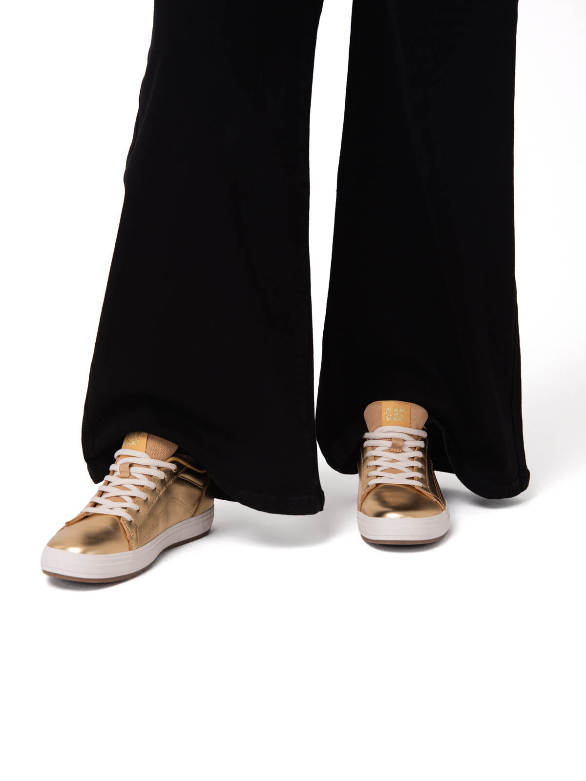 Zapatilla Mujer Imply Dorado Cat