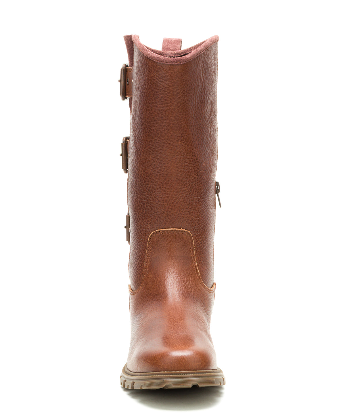 Bota de Cuero Notion Buckle Café Cat