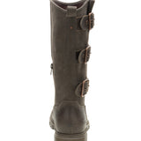 Bota de Cuero Notion Buckle Café Oscuro Cat