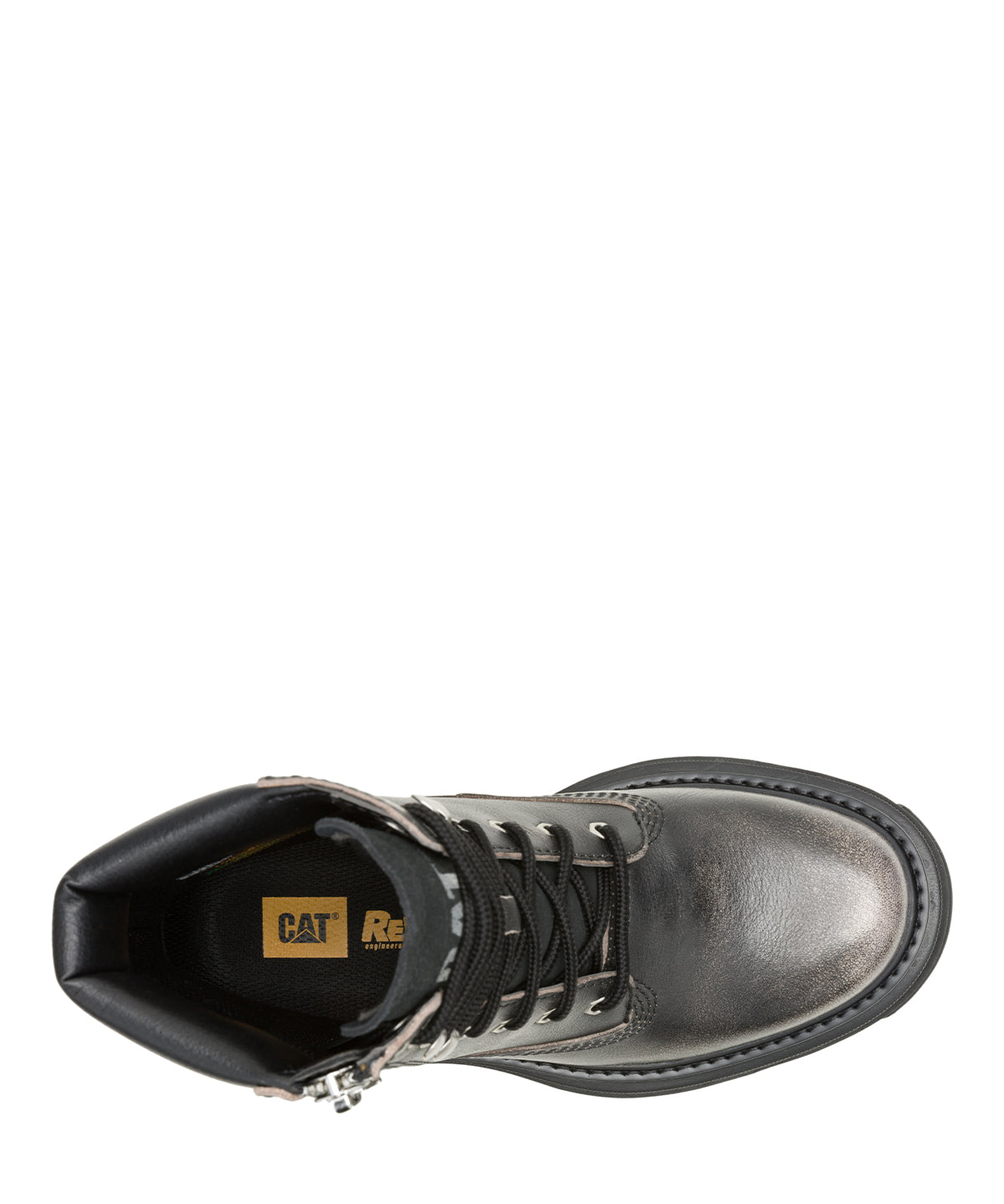 Botín Mujer Bolder Zip Gris Cat