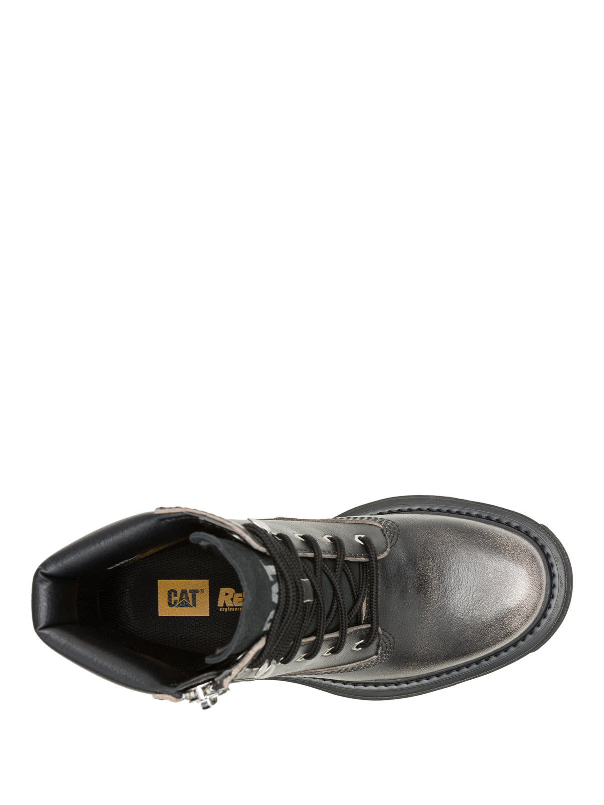 Botín Mujer Bolder Zip Gris Cat