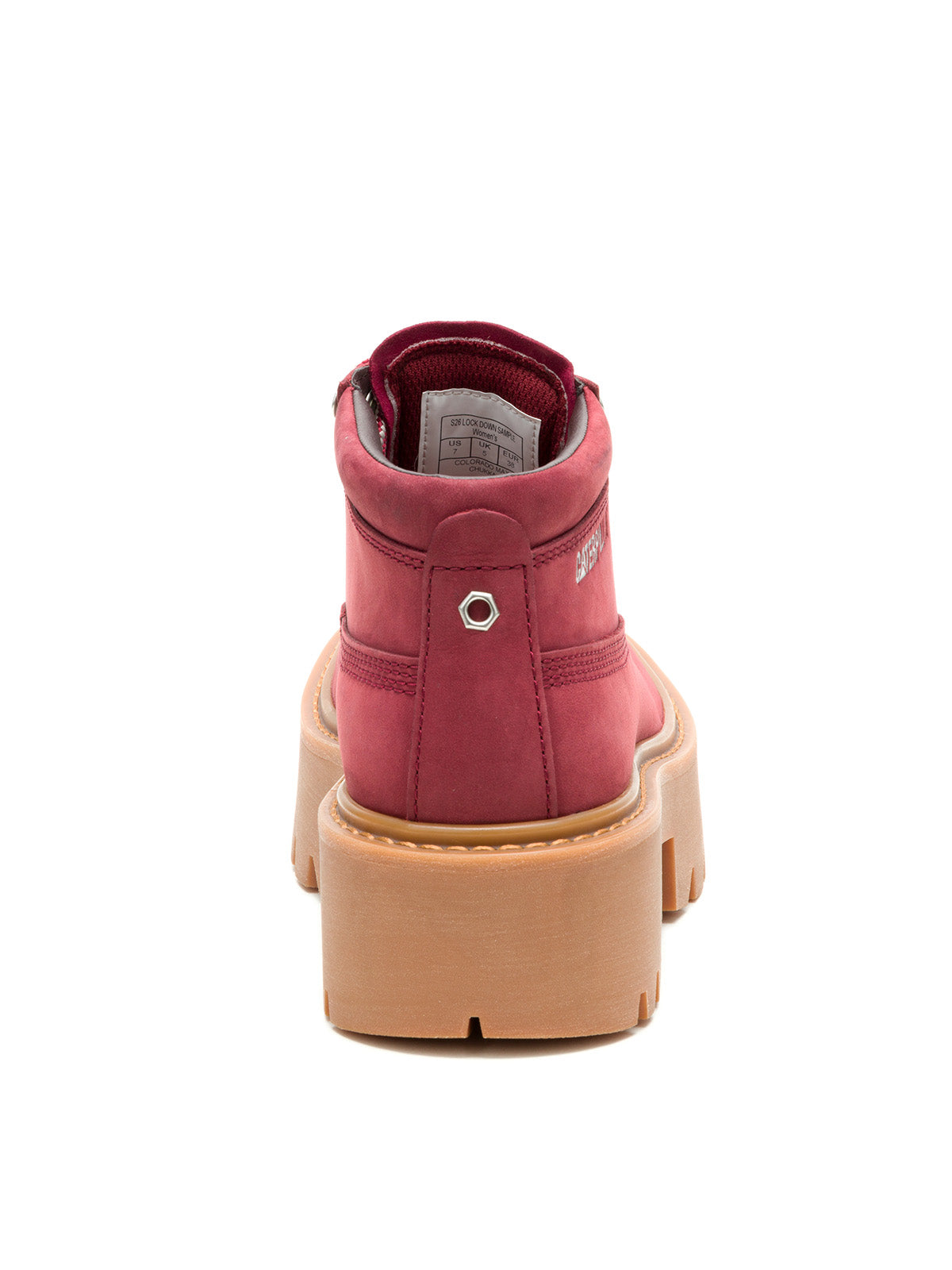 Botín Mujer Colorado Max Chukka Rojo Cat