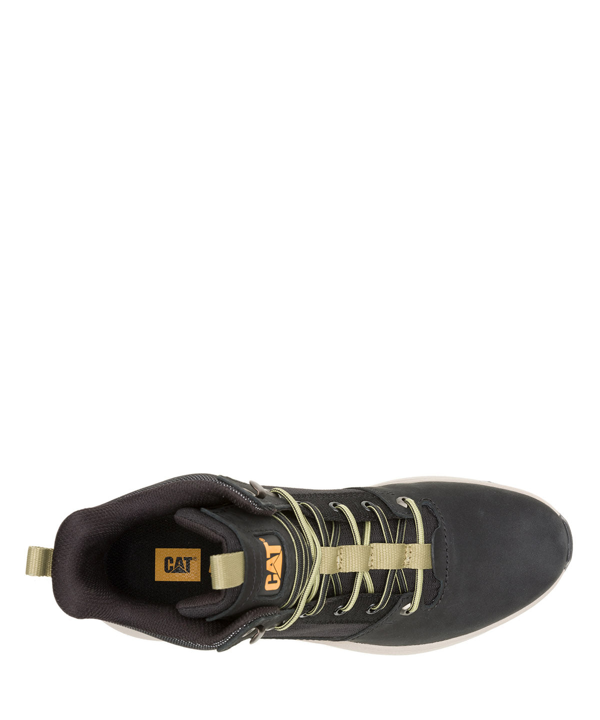 Zapatilla Con Caña Colorado Sneaker Hombre Negra Cat