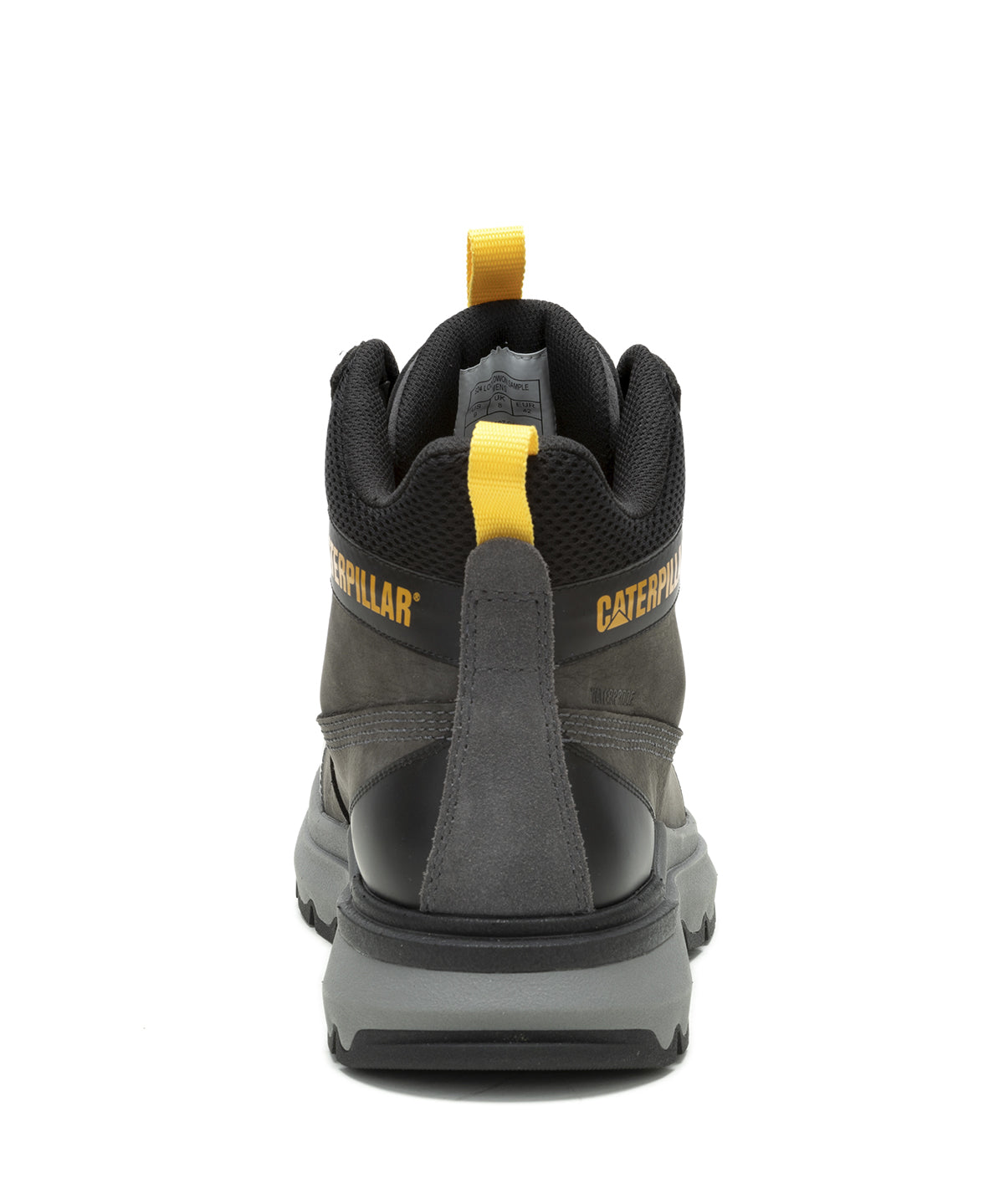 Zapatilla Con Caña Gamuza Hombre Colorado Sneaker Wp Gris Cat