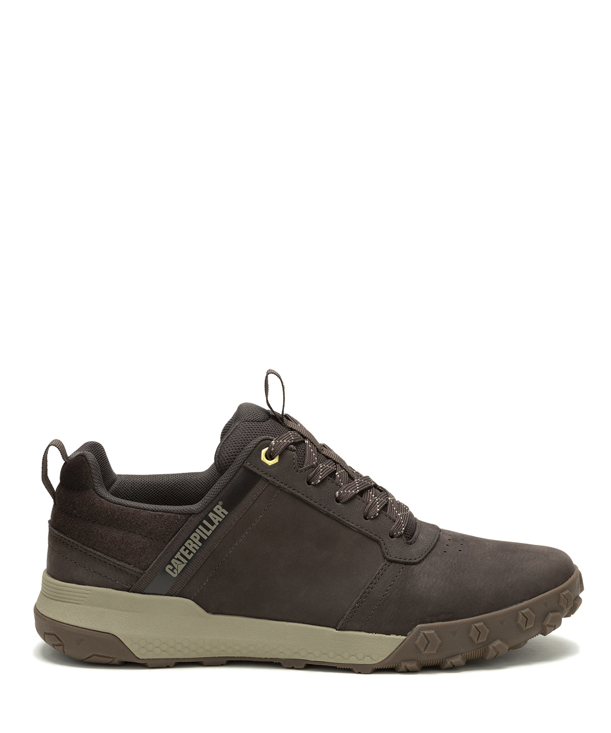 Zapatilla Cuero Hombre Hex Ready Lo Café Cat