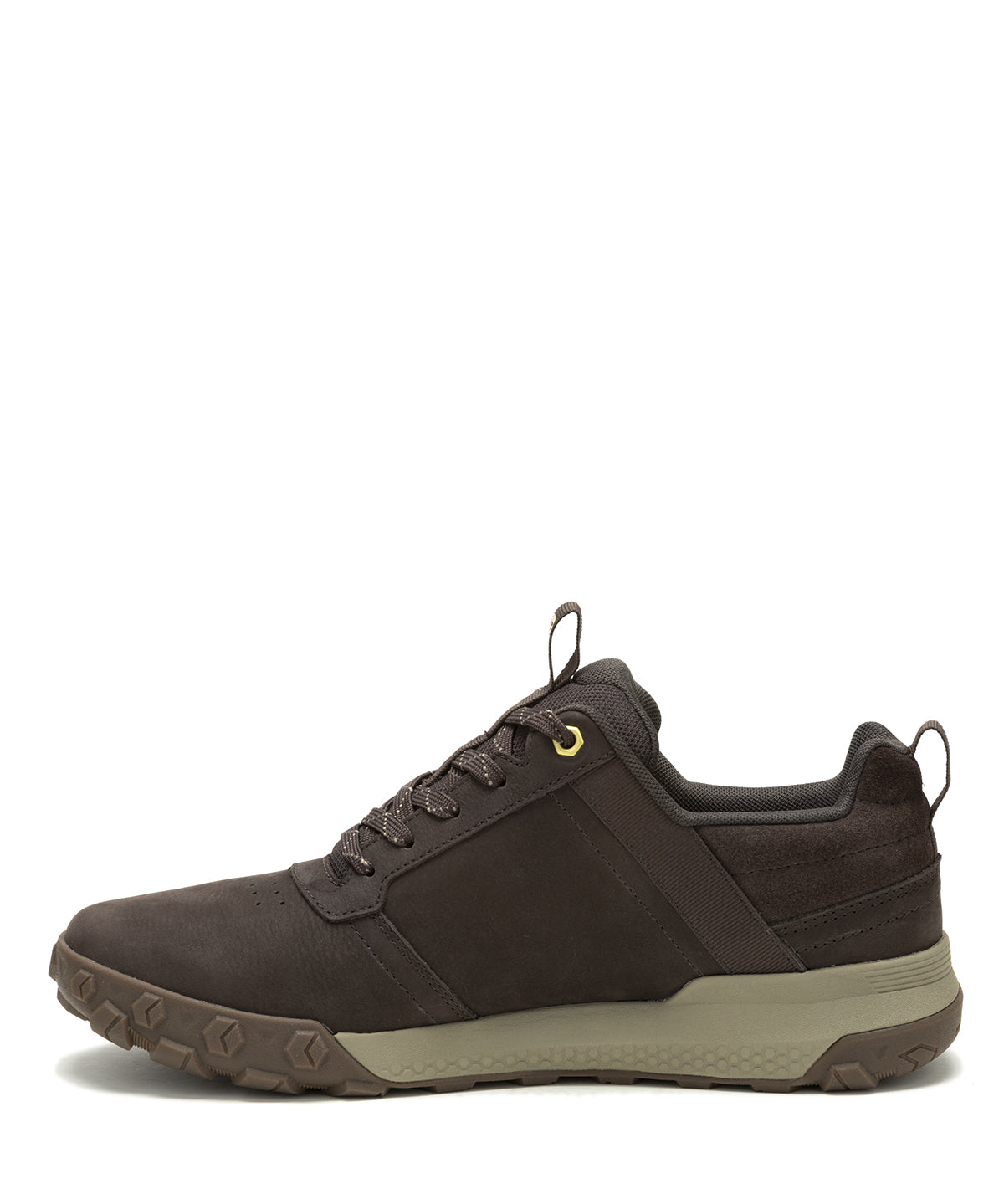 Zapatilla Cuero Hombre Hex Ready Lo Café Cat