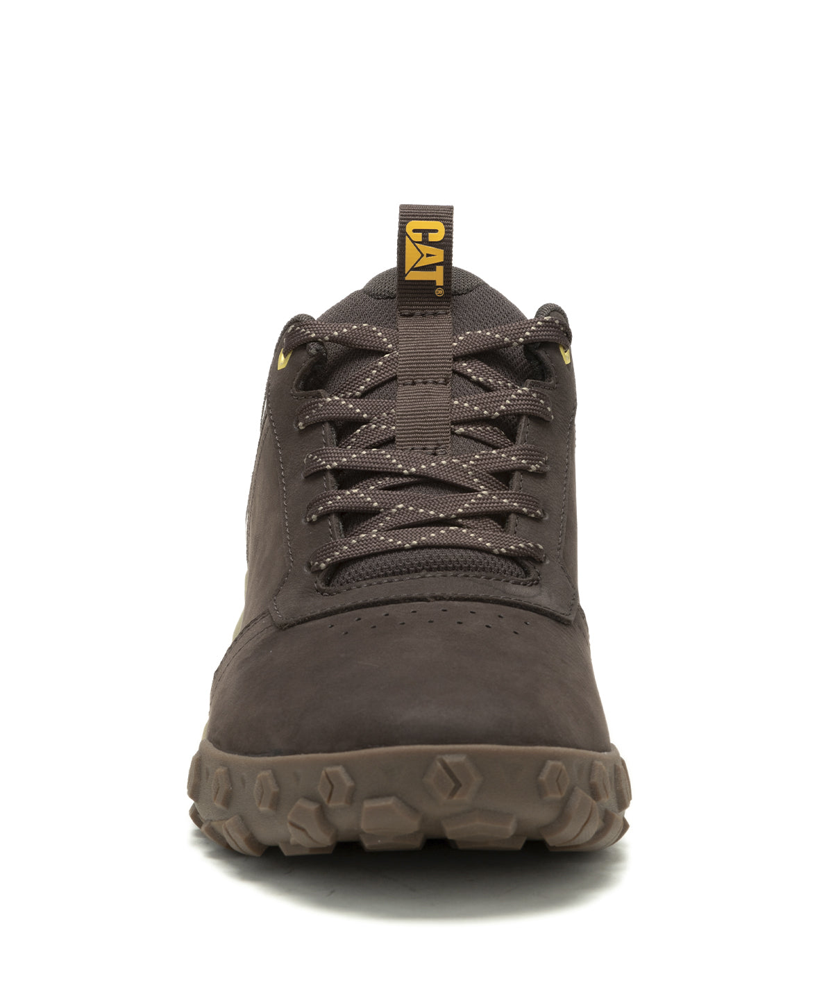 Zapatilla Cuero Hombre Hex Ready Lo Café Cat