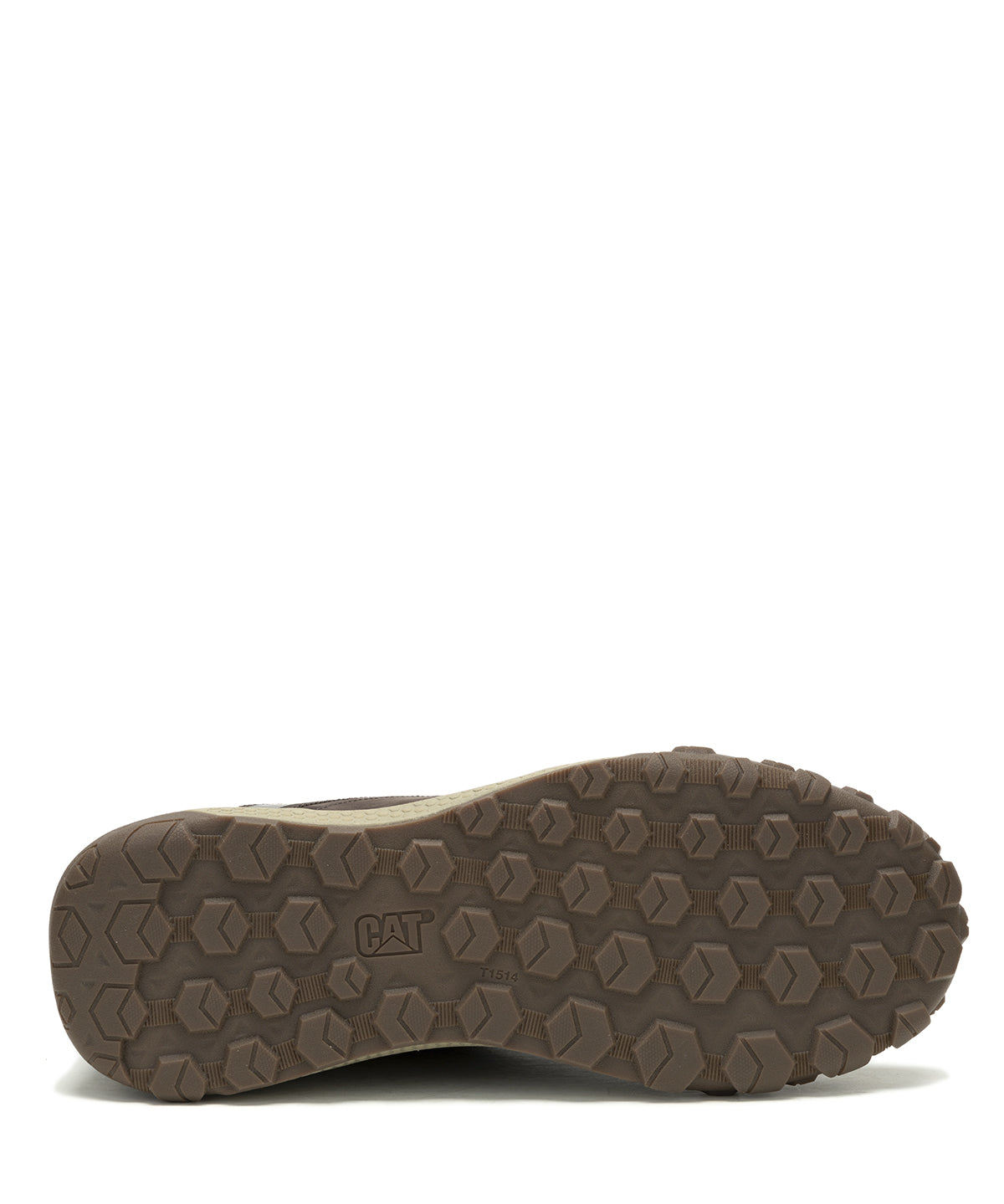 Zapatilla Cuero Hombre Hex Ready Lo Café Cat